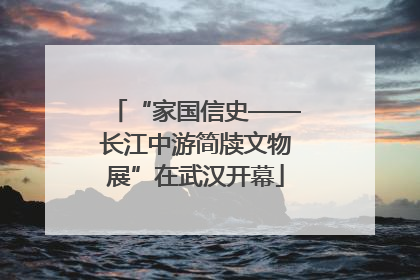 “家国信史——长江中游简牍文物展”在武汉开幕