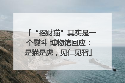 “招财猫”其实是一个熨斗 博物馆回应：是猫是虎，见仁见智
