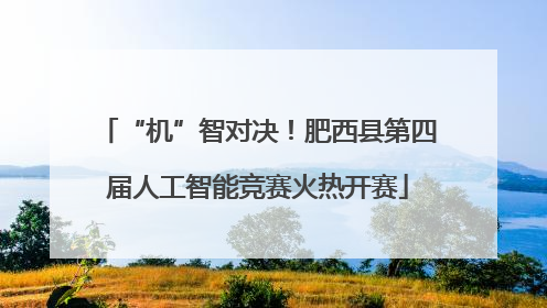“机”智对决！肥西县第四届人工智能竞赛火热开赛