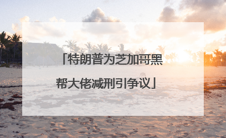 特朗普为芝加哥黑帮大佬减刑引争议
