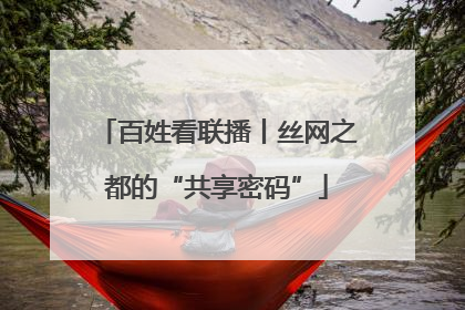 百姓看联播丨丝网之都的“共享密码”
