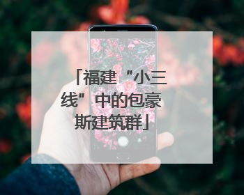 福建“小三线”中的包豪斯建筑群