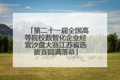 第二十一届全国高等院校数智化企业经营沙盘大赛江苏省选拔赛圆满落幕