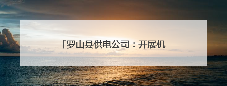 罗山县供电公司：开展机房自查 助力迎峰度夏