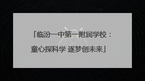 临汾一中第一附属学校：童心探科学 逐梦创未来