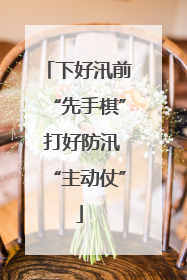 下好汛前“先手棋” 打好防汛“主动仗”