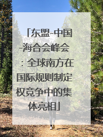 东盟-中国-海合会峰会：全球南方在国际规则制定权竞争中的集体亮相