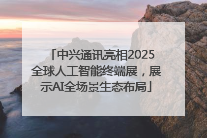 中兴通讯亮相2025全球人工智能终端展，展示AI全场景生态布局
