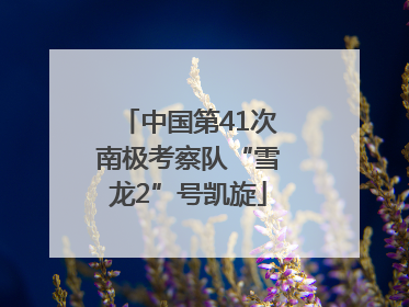 中国第41次南极考察队“雪龙2”号凯旋