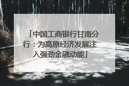 中国工商银行甘南分行：为高原经济发展注入强劲金融动能