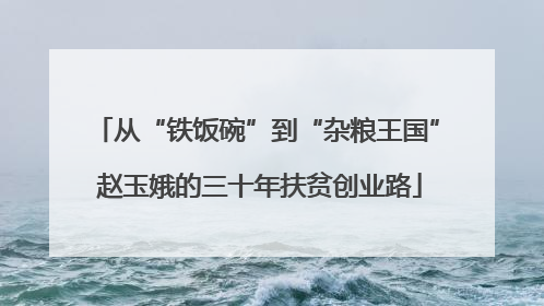 从“铁饭碗”到“杂粮王国” 赵玉娥的三十年扶贫创业路