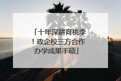 十年深耕育桃李！政企校三方合作办学成果丰硕