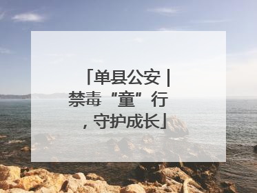 单县公安｜禁毒“童”行，守护成长