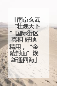 南京玄武“壮观天下”国际街区亮相 好地精用，“金陵封面”焕新通四海