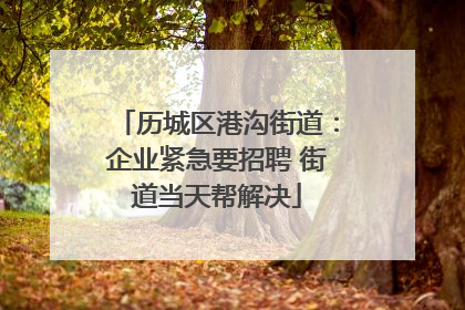 历城区港沟街道：企业紧急要招聘 街道当天帮解决