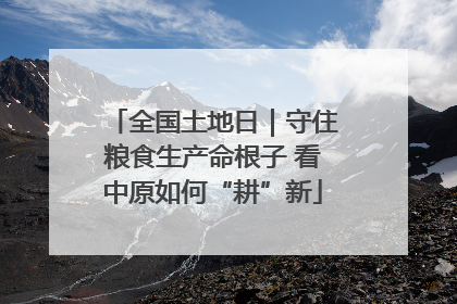 全国土地日｜守住粮食生产命根子 看中原如何“耕”新