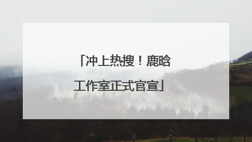冲上热搜！鹿晗工作室正式官宣