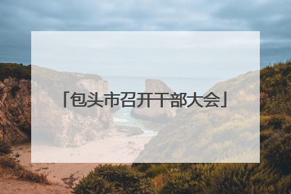 包头市召开干部大会