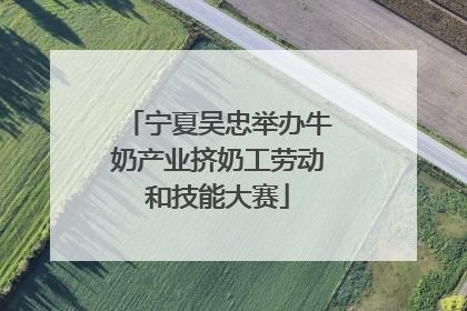 宁夏吴忠举办牛奶产业挤奶工劳动和技能大赛