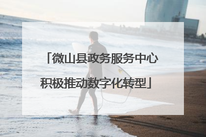 微山县政务服务中心积极推动数字化转型