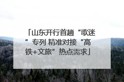 山东开行首趟“歌迷”专列 精准对接“高铁+文旅”热点需求