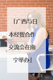 广西与日本经贸合作交流会在南宁举办