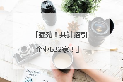 强劲！共计招引企业632家！