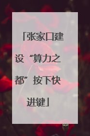 张家口建设“算力之都”按下快进键