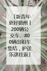 新青年·更好德州丨200辆公交车、800辆出租车集结，护送乐迷往返