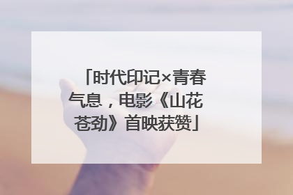 时代印记×青春气息，电影《山花苍劲》首映获赞