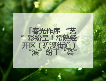 春光作序 “艺”彩纷呈！常熟经开区（碧溪街道）“滨”纷工“荟”·职工艺课堂点亮春日时光