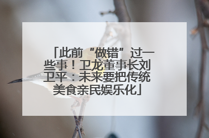此前“做错”过一些事！卫龙董事长刘卫平：未来要把传统美食亲民娱乐化