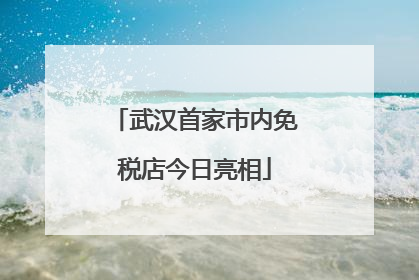 武汉首家市内免税店今日亮相