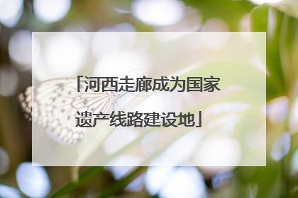 河西走廊成为国家遗产线路建设地