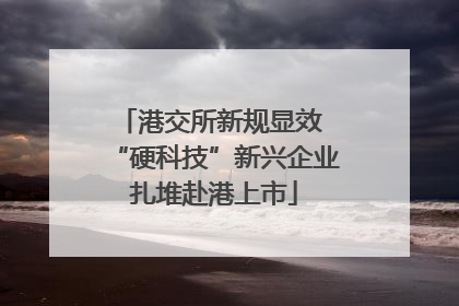 港交所新规显效 “硬科技”新兴企业扎堆赴港上市