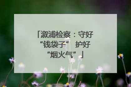 溆浦检察：守好“钱袋子” 护好“烟火气”