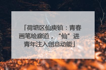 荷塘区仙庾镇：青春画笔绘廊道，“仙”进青年注入创意动能