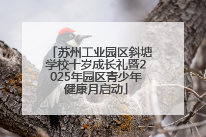 苏州工业园区斜塘学校十岁成长礼暨2025年园区青少年健康月启动