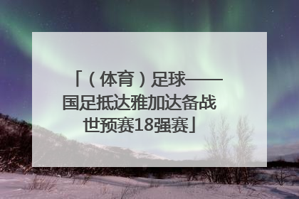 （体育）足球——国足抵达雅加达备战世预赛18强赛
