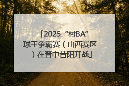 2025“村BA”球王争霸赛（山西赛区）在晋中昔阳开战