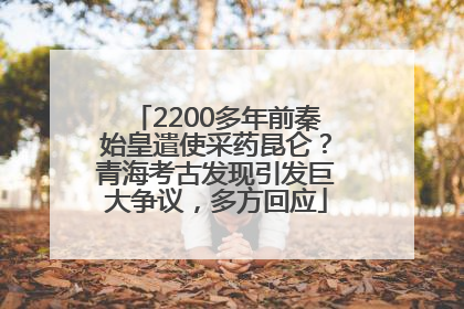 2200多年前秦始皇遣使采药昆仑？青海考古发现引发巨大争议，多方回应