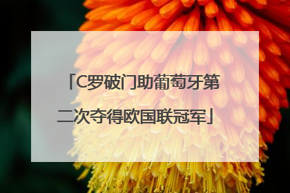 C罗破门助葡萄牙第二次夺得欧国联冠军